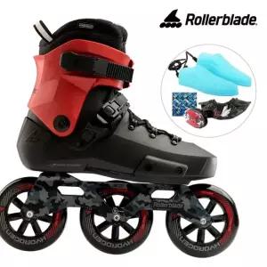 성인 인라인 스케이트 트위스터 110 3WD 롤러브레이드 성인용 FSK 신발항균건조기 휠커버