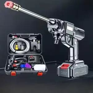 무선 세차기 충전식 휴대용 자동차 차량 청소기 강력 워터건 고압 세척 캠핑