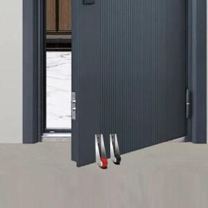 캐스터 휠 긴 브래킷 회전 측면 장착 가구 바퀴 부드럽고 조용한 롤링