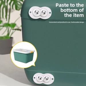 자기 접착제 캐스터 휠 4Pcs 360도 회전 붙여 넣기 바퀴 스티커 풀리 이동 롤러 키트