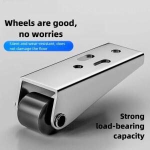 가구 무소음 측면 장착 방향 롤러 도어 지지대 이동 바퀴 다기능 스테인리스 스틸 풀리 게이트 캐스터