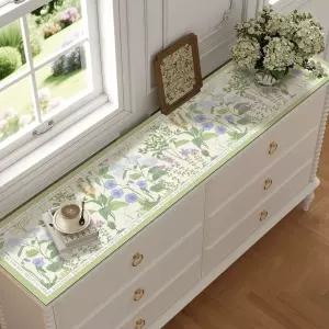 아우얼스룸 11번가 거실장덮개 패브릭 꽃무늬 커버 티비다이 장식장