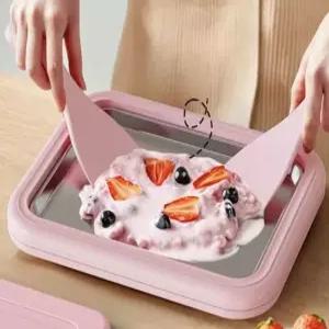 가정용 철판아이스크림판 틀 창업 야시장 업소용 요거트