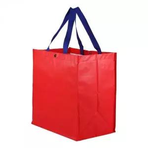 쇼핑백 타포린백 리유저블 장바구니 레드 대형