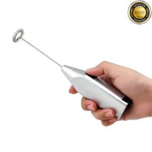 가정용 미니 스테인레스 스틸 전기 핸드 헬드 계란 비터 카푸치노 라떼 커피 거품기 핫 초콜릿 음료 믹서