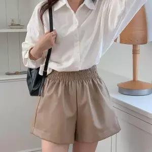 여자 넓은 웜톤 3부 넓은밴딩 반바지 (39372041A)