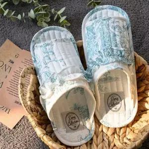 인기상품 민트 뜨왈 디오레 30수 면 거실 룸 슬리퍼 거실화 [WFJAB2F_260320]