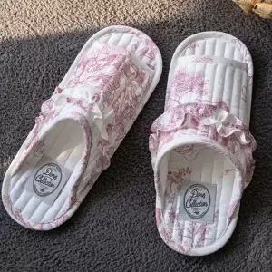 인기상품 핑크 뜨왈 디오레 30수 면 거실 룸 슬리퍼 거실화 [WFJAB2E_260320]