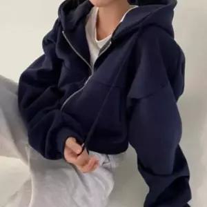 [RIZPICK]여성 세미 크롭 오버핏 루즈핏 데일리 후드집업 후드티