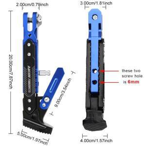 바이크 오토바이 킥 스탠드 주차 브래킷 발 측면 지지대 목발 홀더 먼지 자전거 호환 액세서리 범용