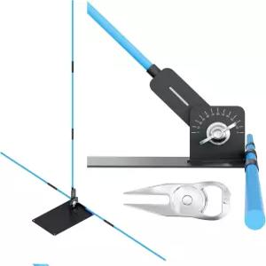 골프 정렬 스틱 홀더 플레이트 전문 스윙 트레이너 연습 도구 훈련 장비 액세서리 및 디봇 수리 완비