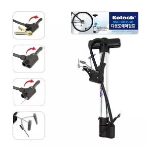 [골드스마일]다용도에어펌프 자전거펌프 던롭 슈레더 프레스타