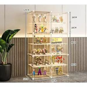 대형 아크릴 장식장 진열대 5단 피규어 건담 케이스 벽걸이