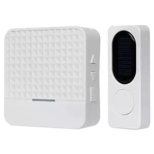 태양광충전 무선차임벨 사무실초인종 방범 도어벨 출입문 인터폰 호출