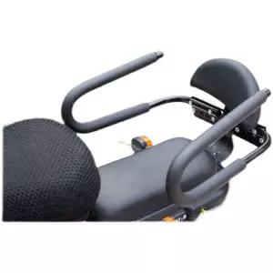 손잡이 바이크 등받이 시트 등 보호대+안전벨트 지지 후면 보조 의자 팔걸