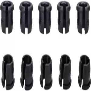 슈코 10팩 슈레이더와 프레스타 림 어댑터 휠 제조 밸브 세이버 자전거 변환을 위한 스템 그로밋