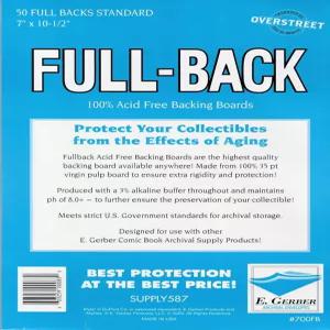 E. 거버 풀 백 보드 - 표준 50ct 팩