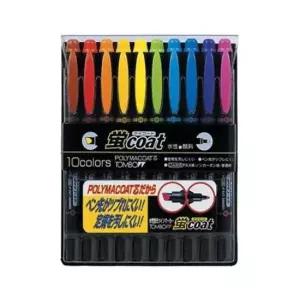 [문구/오피스] 톰보우 양방향펜 Coat형광펜 10색세트 어린이선물 사인펜