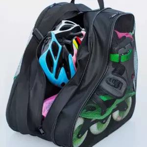 스케이트 정리 가방 스포츠 휴대용 다용도 스케이트 수납 가방 보관 메쉬 방수 쇼트트랙 숄더스 인라인