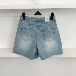 여성 컷오프 논스판 워싱 핫팬츠 3부 청반바지 (38174516A)