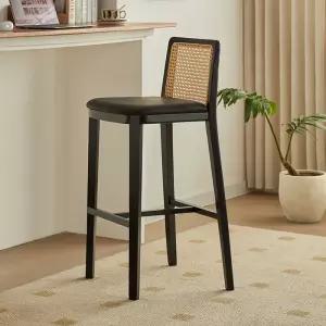 라탄 등받이 카페 아일랜드의자