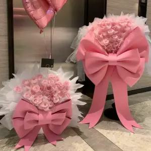 대형 왕 리본 포장 발렌타인 스티커 크리스마스