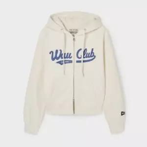 매장정품후아유 여성 패치 크롭 후드 집업 (WHMZG1111F) 116316