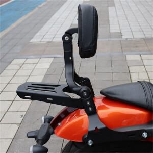 QJMOTOR SRV 300 SRV300 용 뒷좌석 승객 등받이 수하물 랙 테일 스톡, 바이크 오토바이 액세서리