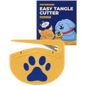 개와 고양이를 위한 펫룸 엉킴 커터 스틸 블레이드가 있는 적인 디매팅 도구 고양이 매트 털 제거기 롱 코트와 미디엄 코트를 안전하고 부드러운 반려동물 그루밍