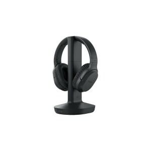 TV 시청용 소니 RF400 무선 홈 시어터 헤드폰(WHRF400) 블랙 2.9(텔레비전에서 RCA 오디오 출력 또는 헤드폰 잭 사용 필요)