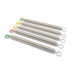 5pcs 필라테스 개혁자 봄 장비 액세서리 요가 음악 와이어 스틸 인장 스프링