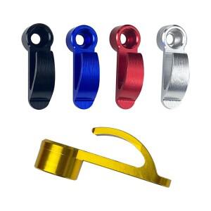 바이크 오토바이 단일 구멍 후크 헬멧 CNC 알루미늄 합금 가방 거치대, 먼지 자전거 전기 스쿠터용