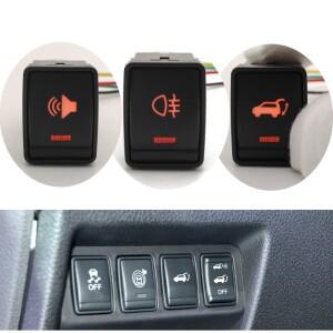 자동차 BSM 안개등 경적 팬 트렁크 테일게이트 연료 탱크 푸시 버튼 스위치, 닛산 X-Trail T32 2014-2020 Q