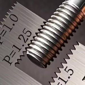 볼트 너트 나사산 측정에 이상적인 고정밀 게이지 표준 피치 산업