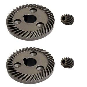 마키타 9553-95555 9557 9558 앵글 그라인더 전동 공구 교체 부품과 호환되는 금속 36-치 기어 11 톱니 나선형 베벨 피니언 2세트