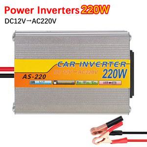 변환 USB 클립 변압기 자동차 인버터 전원 탑재 220W 배터리 220V 휴대용 태양 12V 전압 AC