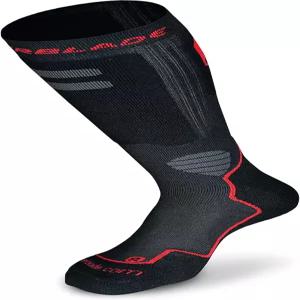 롤러블레이드 고성능 남성 양말 인라인 스케이팅 멀티 스포츠 블랙 앤 레드