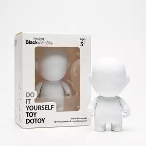 도토이 3인치 화이트 커스텀 컬러링 색칠 피규어