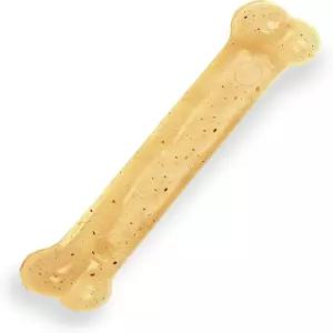 Nylabone 오리지널 본 플렉시 츄 장난감 개 적당한 츄어용 유연한 치킨 맛 라지/자이언트 1 카운트
