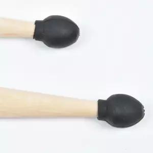 타악기소품 드럼스틱 실리콘 보호팁 슬리브 캡 연습용 골무 무소음 2P