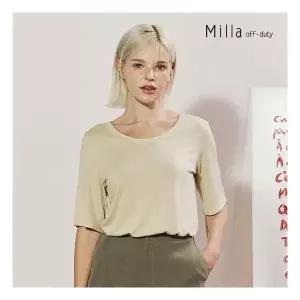 밀라 [최초가 59,900원] 25SS 프렌치 린넨 혼방 티블라우스 4종