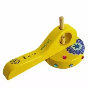 만들기 뚝딱 교구 5인용 줄팽이 원목 노랑 재료