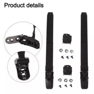 2Pcs 조정 가능한 인라인 스케이트 스트랩 (클램프 버클 나사 및 너트 포함) 기존 교체와 호환 가능