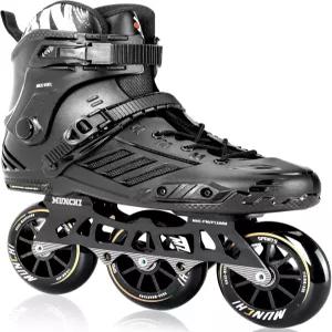 성인 여성 남성용 휠 인라인 스케이트 3종 전문 아웃도어 피트니스 3X110mm 롤러 블레이드 남녀 공용