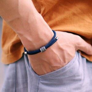 NOTER IN MENS 팔찌 빈티지 바이킹 LET LSEIRA 코드 액세서리 BRACLET 가능한 레저 나일론 HOMME 조정 체인 4MM
