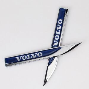 볼보 호환 R디자인 폴스타 AWD V50 S60 XC60 S40 V60 S80 S90 V90 V70 T6 T8용 자동차 측면 로고 스티커 장