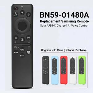 [호환품]삼성 호환 스마트 호환 TV용 BN59-01480A 솔라 음성 인공지능 리모컨 교체품 (유튜브 넷플릭스 바