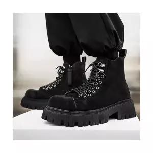 알마센 여성 워커힐 슈즈 워커 빅사이즈 하이탑 빈티지 부츠 로퍼 ADOR5