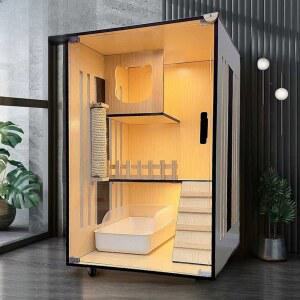 친칠라케이지 대형 다람쥐 방수 친칠라 햄스터 고양이