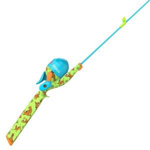 제브코 유스 29인치 플로팅 스핀캐스트 릴 및 낚싯대 콤보, 사이즈 20 릴, 6파운드 케이준 라인 프리 스풀링